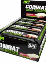 MusclePharm, Combat Crunch, White Chocolate Raspberry, 12 Bars, 2.22 oz (63 g) Each