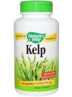 Nature's Way, Kelp, 600 mg, 180 Veggie Capsules
