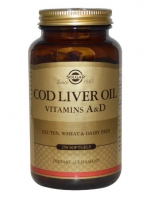 Solgar, Cod Liver Oil, Vitamin A & D, 250 Softgels