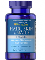 Puritan's Pride Hair, Skin & Nails Formula 120 Caplets