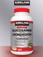Kirkland Signature Glucosamine HCI 1500mg Chondroitin Sulfate 1200mg 220 Tablets