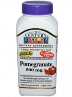 21st Century, Pomegranate, 500 mg, 120 Veggie Caps