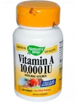 Nature's Way, Vitamin A, 10,000 IU, 100 Softgels