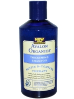 Avalon Organics, Biotin B-Complex Therapy Thickening Shampoo, 14 fl oz (414 ml)