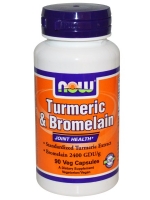 Now Foods, Turmeric & Bromelain, 90 Veggie Caps