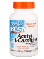 Doctor's Best, Acetyl-L-Carnitine, 500 mg, 120 Veggie Caps