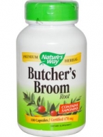 Nature's Way, Butcher's Broom Root, 470 mg, 100 Capsules