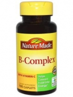 Nature Made, B-Complex with Vitamin C, 100 Caplets