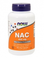 Now Foods, NAC, 600 mg, 100 Veg Capsules