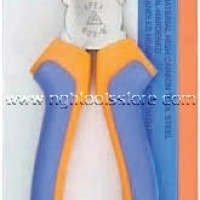 คีมปากจิ้งจก ด้ามน้ำเงินส้ม 8" APEX