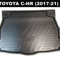 ถาดรองท้ายรถTOYOTA C-HR (2017-21) สวยงาม ทนทาน เข้ารูป ปกป้อง100%