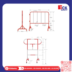 แผงกั้นจราจร แบบไม่มีล้อ