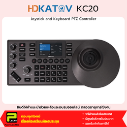 Katovision KC20 เครื่องควบคุมกล้อง PTZ แบบ 4D พร้อมจอสี LCD ขนาด 3 นิ้ว Keyboard and Joystick PTZ Controlleer with 3" LCD monitor