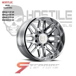ล้อแท้ HOSTILE H120 สีโครเมี่ยม ที่ STEP9