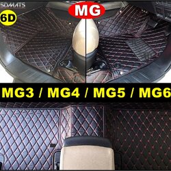 พรมปูพื้นรถยนต์ 6D MG3 , MG4 , MG5 , MG6 พรม6D เอ็มจี เข้ารูป เต็มคัน 3ชิ้น (พร้อมส่ง)