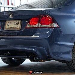 CIVIC FD ท่อ HKS ปลายคาร์บอน