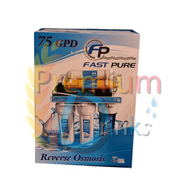 เครื่องกรองน้ำ6ขั้นตอนระบบRO75GPD-น้ำแร่ ติดผนัง