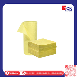แผ่นดูดซับของเหลวประเภทกรดและด่าง HAZMAT ABSORBENTS PADS