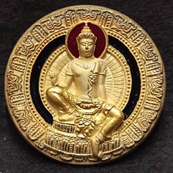 จตุคามรามเทพ รุ่นเจ้าสัวยุคแปด ขนาด5.5 ซ.ม. เนื้อโลหะชุบไมครอน สีทอง
