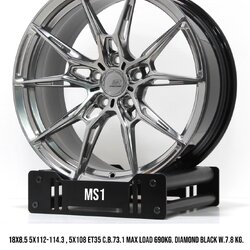 ล้อแท้ 𝐌𝐚𝐢𝐫𝐚 𝐅𝐨𝐫𝐠𝐞𝐝 𝐒𝐭𝐚𝐫 𝐒𝐞𝐫𝐢𝐞𝐬 18 x 8.5 ET+35 5/108