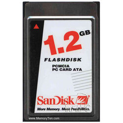 Sandisk 1.2GB PCMCIA ATA Flash Memory for Industrial Machine
