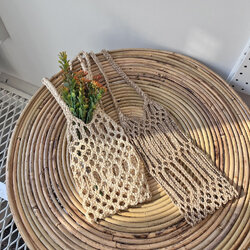 พร้อมส่ง💥กระเป๋าสะพายข้าง กระเป๋าปอ กระเป๋าถัก กระเป๋าสาน กระเป๋าจิ๋ว 🤎