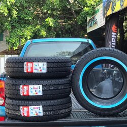 ATLAS 215/70-15 ยางขอบขาว