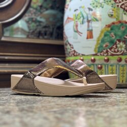 รองเท้า FitFlop Lulu Lustra Women Sandals ‘RoseGold’ (W5/6/7/8US)