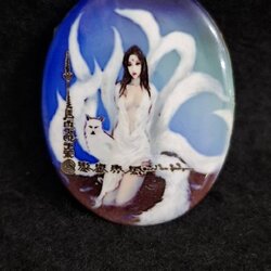 ล็อคเก็ตจิ้งจอกเก้าหาง ครูบาแบ่ง ฐานุตตโม วัดบ้านโตนด จ.นครราชสีมา