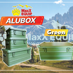 กล่อง alubox green Size L BY MaxX EQUIP