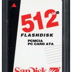 512MB SanDisk ATA PCMCIA Flash Memory
