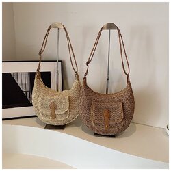 กระเป๋าสะพายสายหนัง กระเป๋าคาเฟ่ กระเป๋าเกาหลี แฟชั่นเกาหลี 🍩