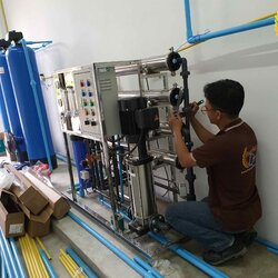 ชุดผลิตน้ำดื่มจำหน่าย ระบบ RO+UV กำลังการผลิต24,000ลิตรต่อวัน(ระบบAuto ล้างสารกรองอัตโนมัติ) พร้อมติดตั้ง