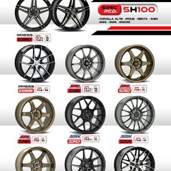 ใหม่ล้อแม็ก ขอบ17 5รู100 สั่งได้ทุกรุ่น