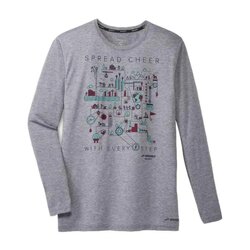 เสื้อวิ่ง Brooks Run Happy Holiday 2017 Distance LS (M)