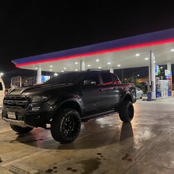 FORD RANGER ยก2นิ้วใส่ล้อ ออฟลึก