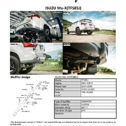 ท่อ HKS LEGAMAX TITANIUM TAIL (ZL003) ISUZU MU-X 2013-2017