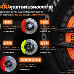 ชุดเบรคแท้ BREMBO custom ใส่รถได้ทุกรุ่น รับประกันตลอดอายุการใช้งานที่ ราคาถูกสุดที่ STEP9