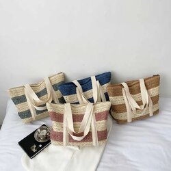 กระเป๋าสะพายข้าง กระเป๋าแฟชั่นผู้หญิง กระเป๋าคาเฟ่ กระเป๋าแฟชั่นเกาหลี กระเป๋าลายทาง