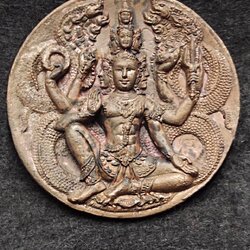 จตุคามรามเทพ รุ่นเก้าหน้า มหาโชค มหาเศรษฐี วัดคงคาวง ( อ้ายเขียว ) อ.พรหมคีรี จ.นครศรีธรรมราช