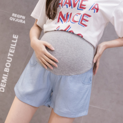 กางเกงขาสั้นคนท้อง รุ่น Silk (ฟ้า)