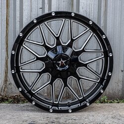 OW027 20x9 6x139.7 ET0 BLACK + MILLED