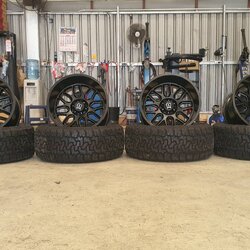 ส่งตจว. ส่งทั่วประเทศ ล้อ HR907 20X12 ET-44 MB ยาง AMP ATP 33X12.5-20