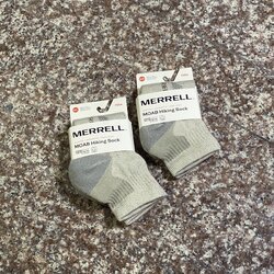 ถุงเท้าวิ่ง Merrell MOAB Quarter Socks ‘TAN’ (M)