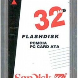 32MB SanDisk ATA PCMCIA Flash Memory