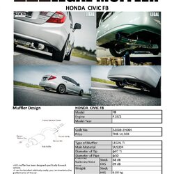 ท่อ HKS LEGAL TI TITANIUM TAIL (ZH004) HONDA CIVIC FB 2014+