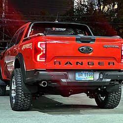 FORD-RAPTOR-V6_จองคิวมาจากชลบุรี HOSTILE สีโครเมี่ยม