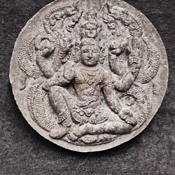 จตุคามรามเทพ รุ่นเก้าหน้า มหาโชค มหาเศรษฐี วัดคงคาวง ( อ้ายเขียว ) อ.พรหมคีรี จ.นครศรีธรรมราช