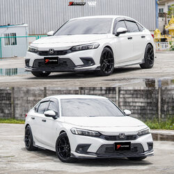 Civic FE ล้อ W2 WFF-X ขอบ18 ความสูงเดิมไม่ต้องโหลดงานดีๆฟิตติ้งแน่นๆที่ STEP9