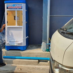 ตู้กดน้ำหยอดเหรียญ 150GPD(กำลังผลิต600ลิตรต่อวัน) พร้อมติดตั้ง